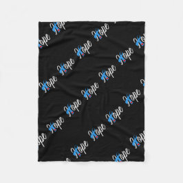 タイプ1の糖尿病の一流の認識度の希望 フリースブランケット