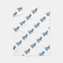 タイプ1の糖尿病の一流の認識度の希望 フリースブランケット