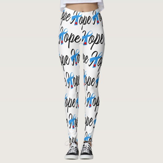 タイプ1の糖尿病の一流の認識度の希望 レギンス (正面)