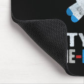 タイプ1ダーフル糖尿病T1認識度ユニコーンブルー マウスパッド (コーナー)