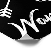 タイプ1糖尿病ギフト女性ガールズキッズT1D戦士 ポスター (角)