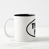 タイプ2おもしろい ツートーンマグカップ (左)