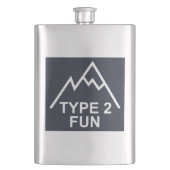 タイプ2おもしろい フラスク (正面)