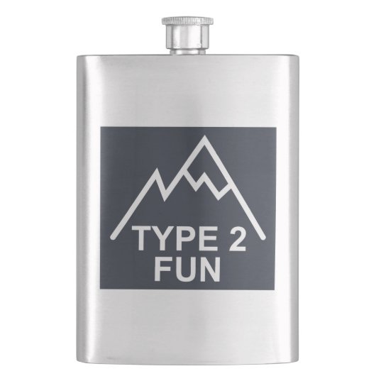 タイプ2おもしろい フラスク (正面)