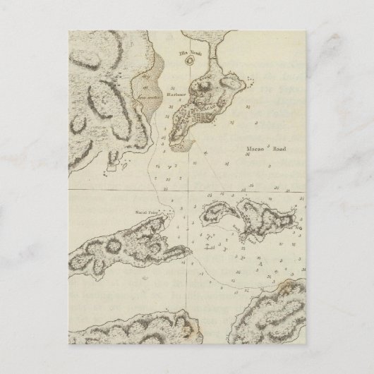 タイプ, マカオ, 中国 ポストカード (正面)