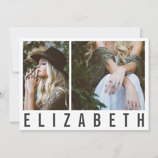 タイプ 案内状 (正面)