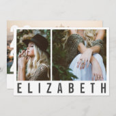 タイプ 案内状 (正面/裏面)