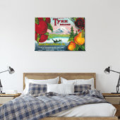 タイプPear Create LabelWA、またはCA キャンバスプリント (インサイチュ (寝室))