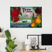 タイプPear Create LabelWA、またはCA ポスター (ホームオフィス)