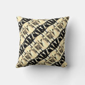 タイペブラックベージュ傾斜抽象芸術小タイル クッション (裏面)