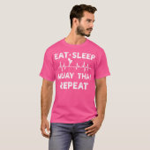 タイボクシングムアイタイキックボクシング Tシャツ (正面フル)