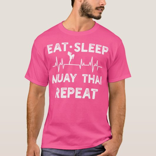 タイボクシングムアイタイキックボクシング Tシャツ (正面)