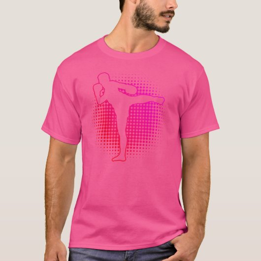 タイボクシングメンズタイボクシングムエタイ Tシャツ (正面)