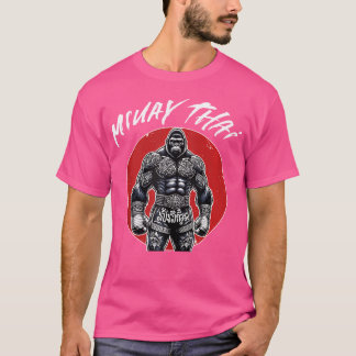 タイボクシング&ムエタイゴリラ Tシャツ