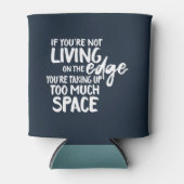 タイポグラフィおもしろいことわざザエッジ 缶クーラー (正面)