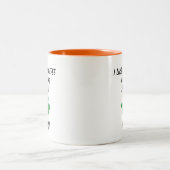 タイポグラフィおもしろい引用文ことわざアイリッシュアイリッシュホテル ツートーンマグカップ (中央)