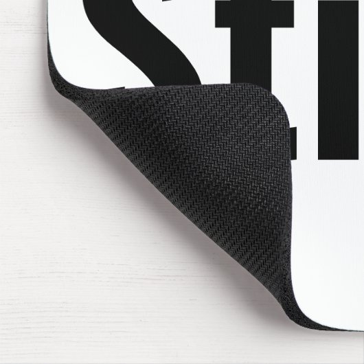 タイポグラフィおもしろい引用文は静かな皮肉を抑える マウスパッド (コーナー)