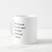 タイポグラフィおもしろい引用文同僚コーヒーマグ コーヒーマグカップ (正面左)