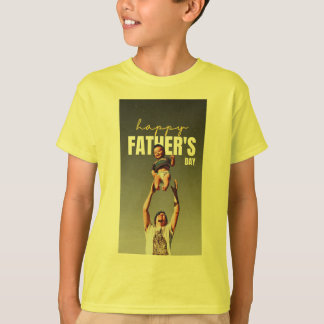 タイポグラフィかわいい父のtシャツ tシャツ