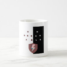 タイポグラフィがモチベーションを上げる「UNBREAKABLE」マグカップ