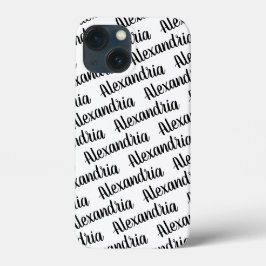 タイポグラフィで名前をデザイン iPhone 13 MINIケース