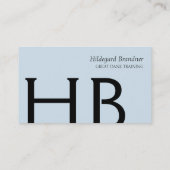 タイポグラフィとグレートダネス 名刺 (裏面)