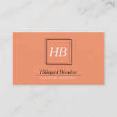 タイポグラフィとサーモン 名刺 (裏面)