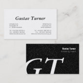 タイポグラフィと色 名刺 (正面/裏面)