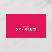 タイポグラフィと色 名刺 (裏面)