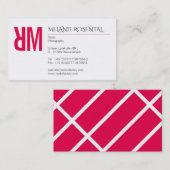 タイポグラフィと色 名刺 (正面/裏面)