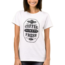 タイポグラフィのコーヒーラベル