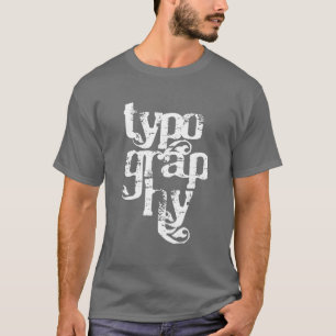 タイポグラフィのセリフ Tシャツ