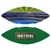 タイポグラフィのフットボールスタジアム アメリカンフットボール