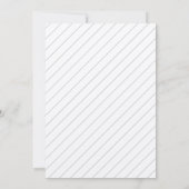 タイポグラフィのリハ結婚ーサルディナー前の夜 招待状 (裏面)