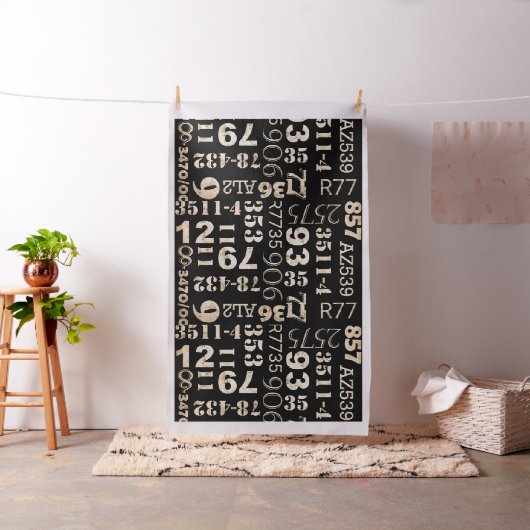 タイポグラフィの家具製造販売業生地 ファブリック (インサイチュ)