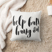 タイポグラフィの枕「の」の助けこうもりこつ クッション (ブランケット)