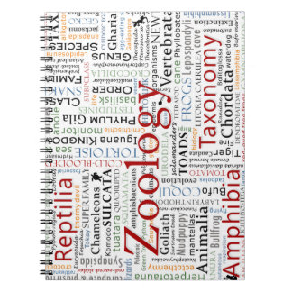 タイポグラフィの爬虫両棲類学 ノートブック