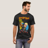 タイポグラフィの2人の老人 Tシャツ (正面フル)