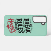 タイポグラフィはっきりした電話ケース SAMSUNG GALAXYケース (裏面横)