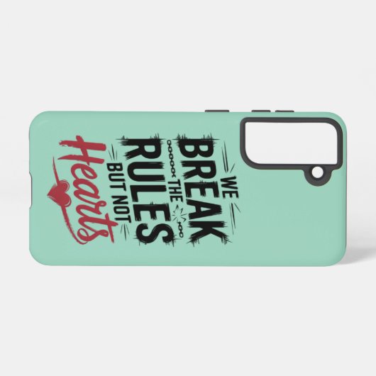 タイポグラフィはっきりした電話ケース SAMSUNG GALAXYケース (裏面横)