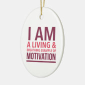 タイポグラフィやる気を起こさせるオーナメント セラミックオーナメント (左)