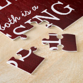 タイポグラフィやる気を起こさせるファミリ引用文 ジグソーパズル (側面)