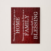 タイポグラフィやる気を起こさせるファミリ引用文 ジグソーパズル (縦)