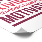 タイポグラフィやる気を起こさせるポスター ポスター (角)