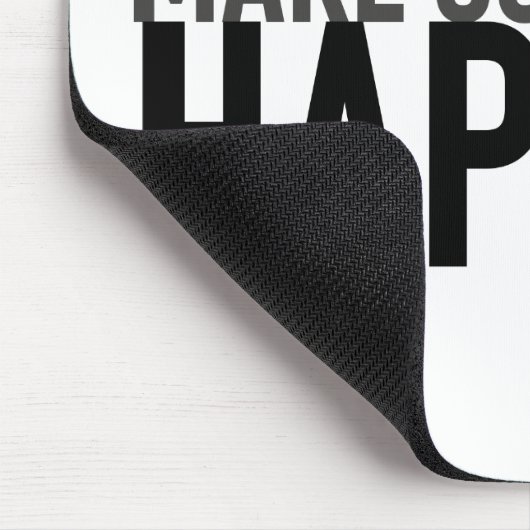 タイポグラフィやる気を起こさせる引用文が起きる マウスパッド (コーナー)