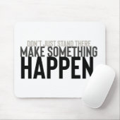 タイポグラフィやる気を起こさせる引用文が起きる マウスパッド (マウス)