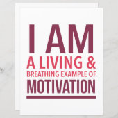 タイポグラフィやる気を起こさせる紙シート (正面/裏面)