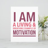 タイポグラフィやる気を起こさせる紙シート (スタンド正面)