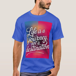 タイポグラフィやる気を起こさせるTシャツ Tシャツ
