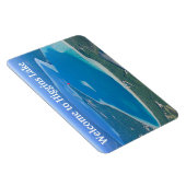 タイポグラフィようこそヒギンズ湖 マグネット (右側)